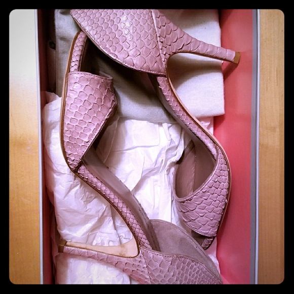 BARABOUX PYTHON HEELS